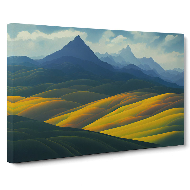 Beautiful Mountain Landscape - Wrapped Canvas, 35cm H x 50cm W x 3cm D
