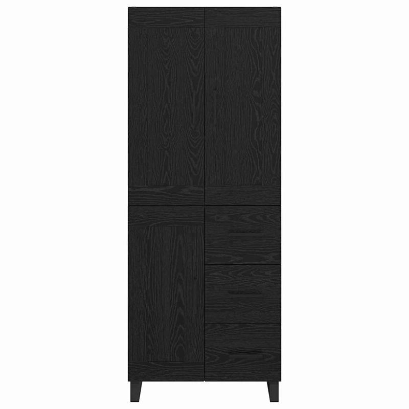 69.5cm Sideboard, Black Oak