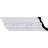 Endurathane Devon Crown Moulding, 4 1/2"H x 3 1/4"P x 5 1/2"F x 94 1/2"L, Factory Primed