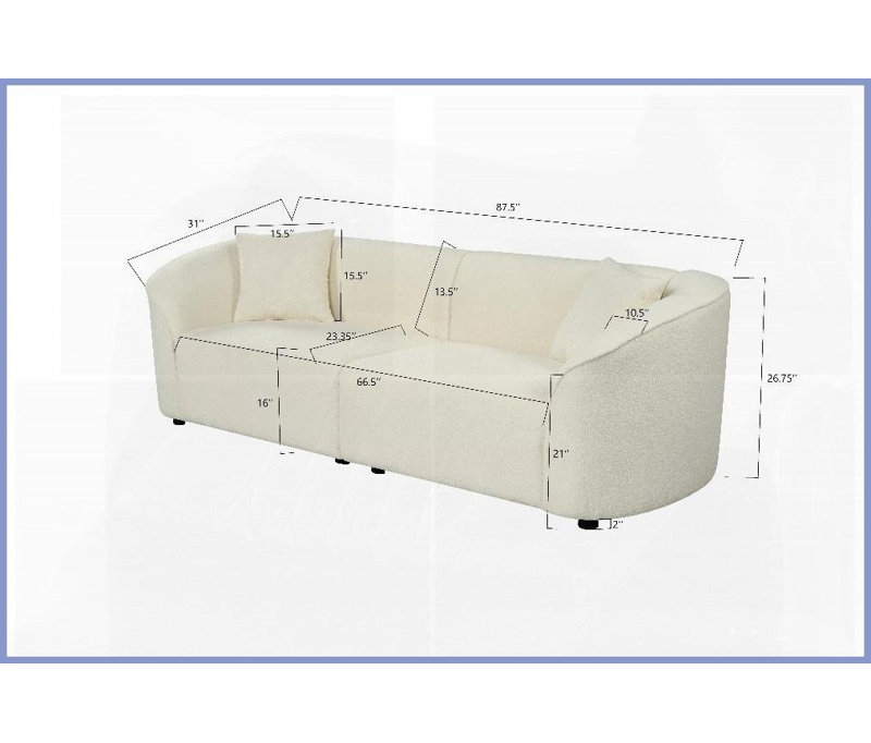 Confort moelleux: sièges généreusement rembourrés pour vous détendre., Beige