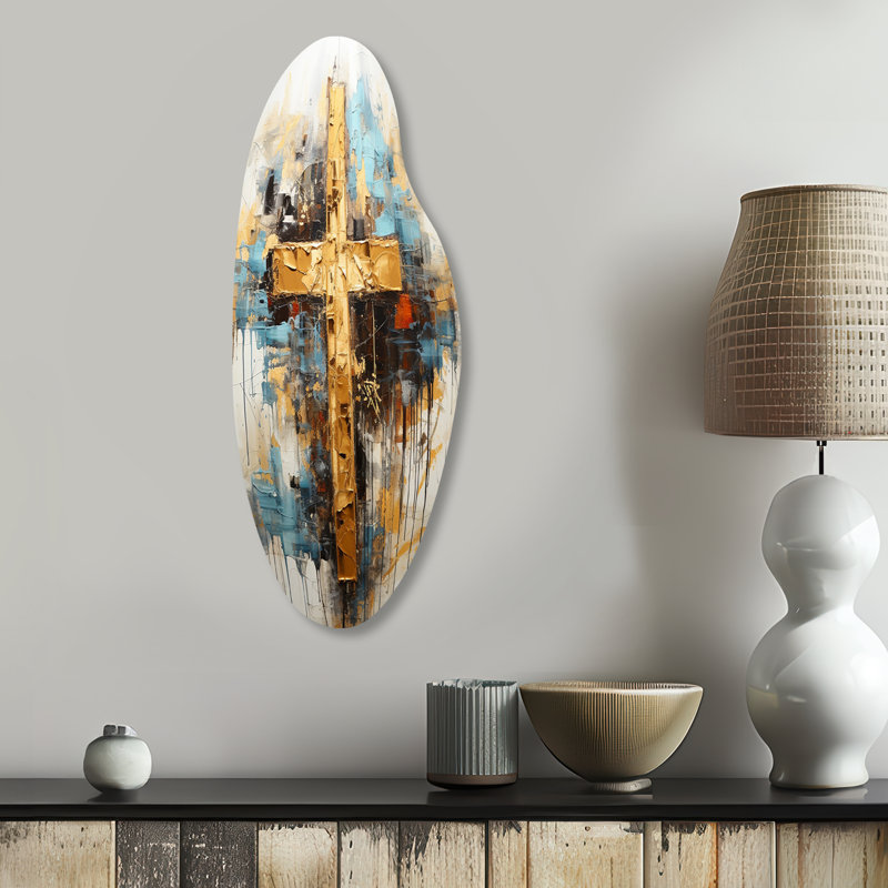Ophelia - Paysage mural en forme de courbe, H 30 po x l 11 po