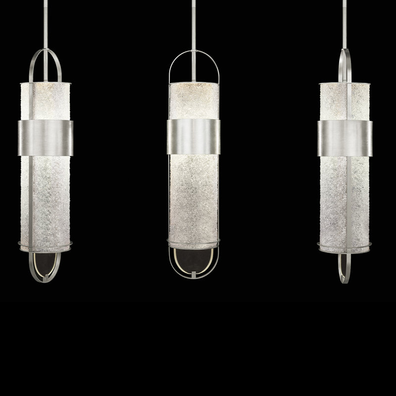 Bond 6 - Light LED Pendant, Silver, Clear