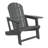 Outdoor Poly Adirondack Chair With Ottoman-118433007
