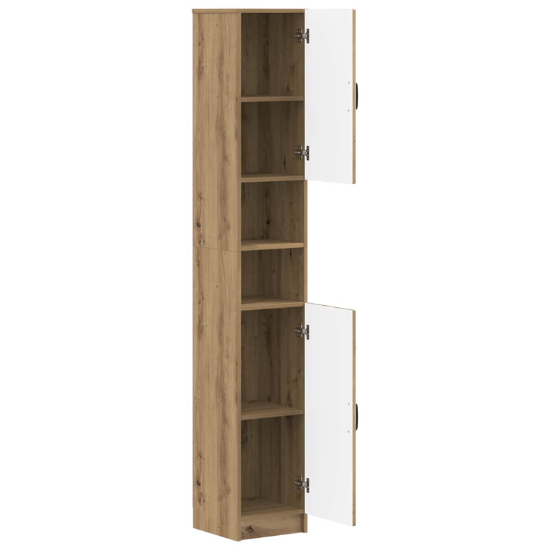 Linen Cabinet, Artisan Oak