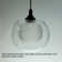 Luminaire suspendu sphère 3 lumières Mission