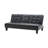 Comet Twin 71'' Faux Leather Convertible Sofa-19821667
