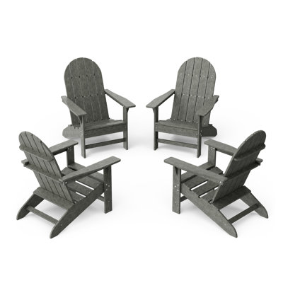 Freedom 4-Piece Traditional Adirondack Conversation Set