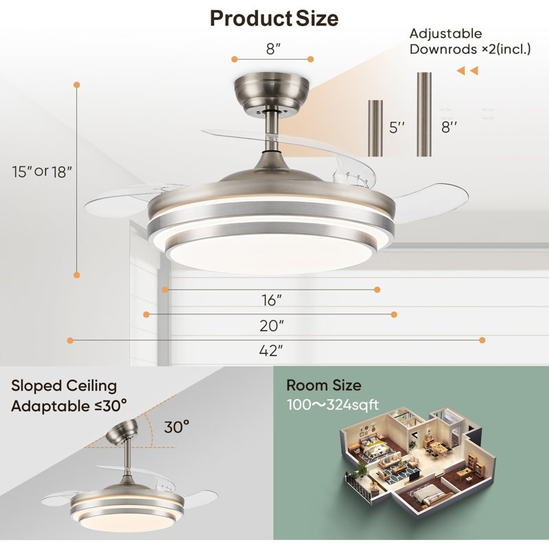Pendant Lamp Ceiling Fan