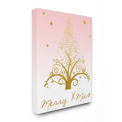 Corail et or «Merry Xmas», impression