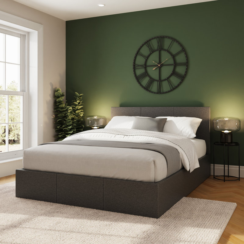 Coopersburg Upholstered Ottoman Storage Bed, Double (4'6)