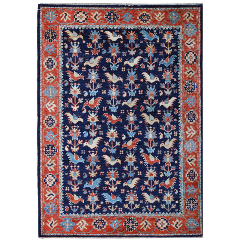 Allwin Rectangle 120 cm x 179 cm Oriental Hand Woven Area Rug