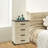 4-Tier Drawer Storage Cabinet With Wheels