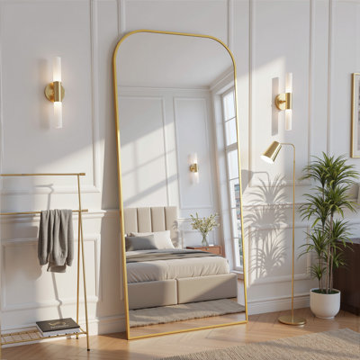 Arched Metal Oversized Full-Length Mirror