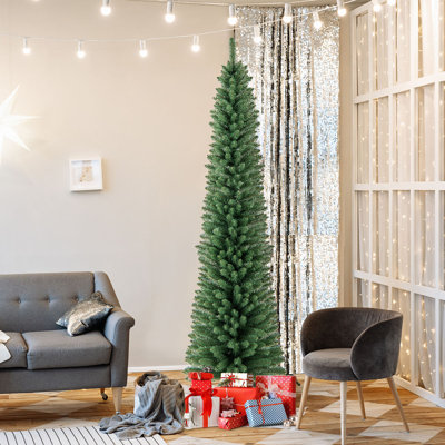 The Holiday Aisle® Pencil Christmas Tree Memory Wire Branch Tips LED Lights for Home
