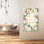 «Merry And Bright Floral Contemporary Rose Winter Flower», reproduction d'art murale-1098251837