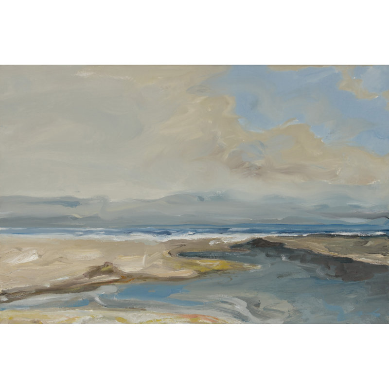 Lincoln Beach - peinture sur toile tendue, H 8 po x l 12 po x P 1,25 po