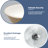 18" x 15" Oval White Ceramic Undermount Bathroom Sink Under Counter Lavatory Basin with Overflow