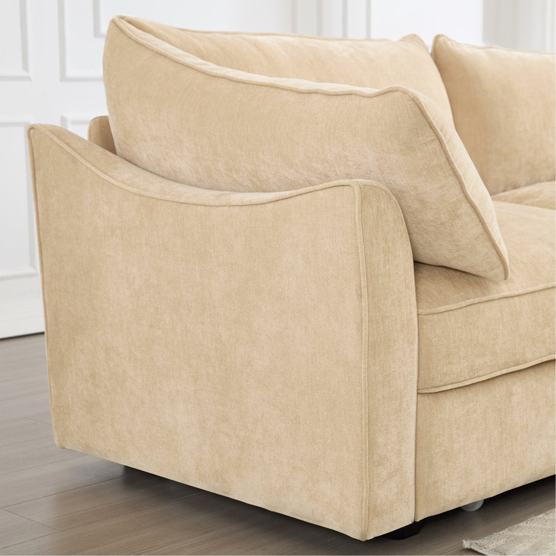 Sofa LSF Velvet, Wheat