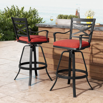 Arhant Swivel Cast Aluminum Outdoor 29.92