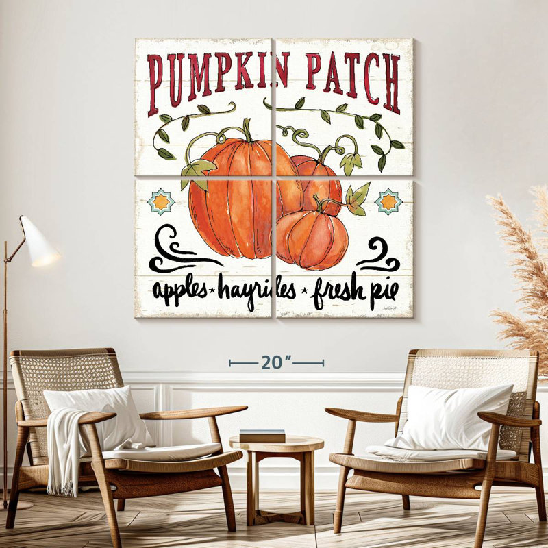 Kema Harvest Times VII Wall Sign, 57" H x 57" W