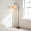 Lampe sur pied 61 po avec abat-jour rotatif, ampoule chaude et interrupteur au pied 61 po
