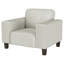 Fauteuil d'appoint capitonné Dana Greige-1762020065