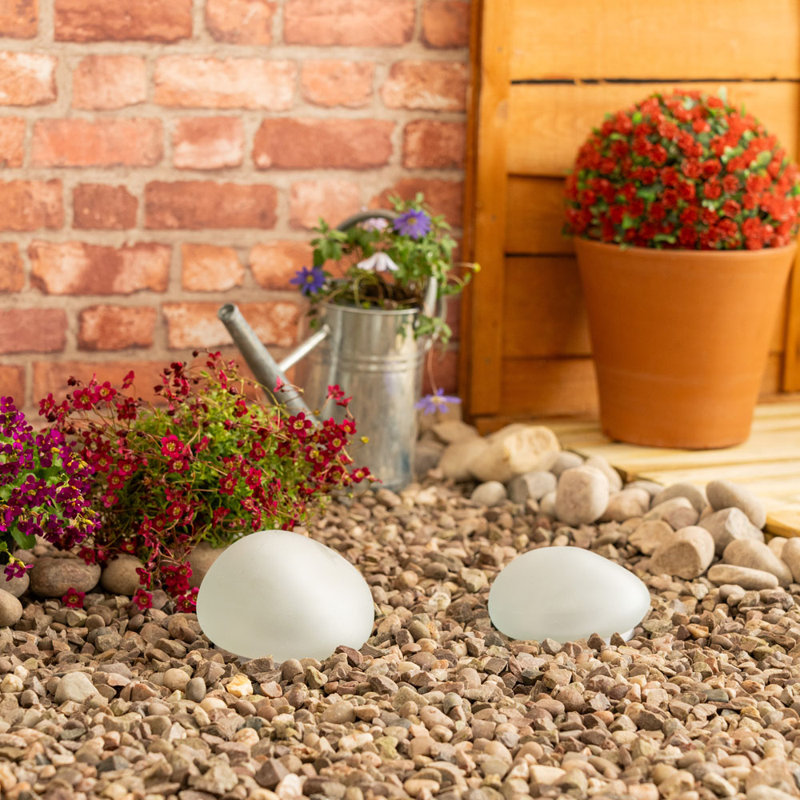 Broch 10.9cm Solar Powered Integrated LED Lawn Ornament