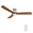 Latitude Run® 52" Smart Ceiling Fan With Remote, Light Kit Included,Works With Google Assistant And Amazon Alexa,Siri Shortcut.