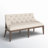Aisja Upholstered Shelter Dining Bench - Brown-85822699