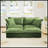 2 Seater Sofa With 2 Ottomans