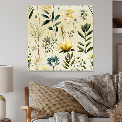 Swanley - Plantes, art mural acrylique