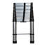 Escabeau télescopique robuste en aluminium 14,5 pi