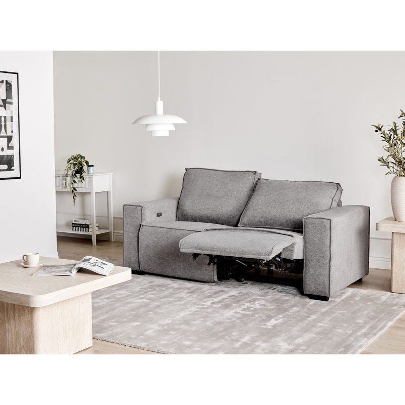 Electric Recliner Sofa NUKARI Fabric, Grey