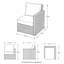 Tamiesha 72cm Wide Patio Sectional