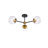 Caisha Glass Semi Flush Mount-61751730-61751731