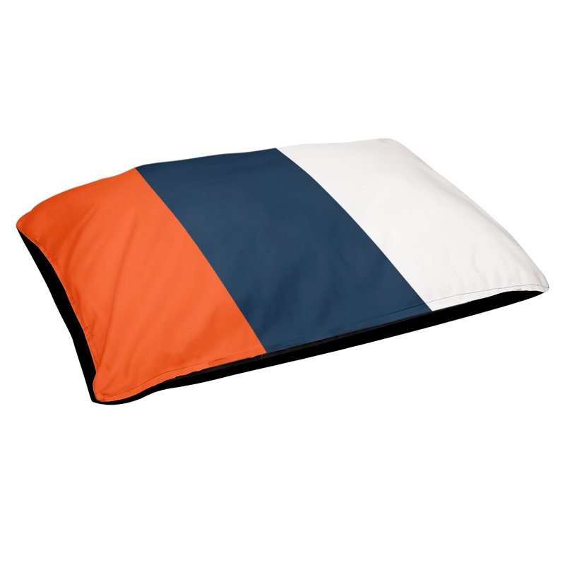 Coussin pour chien Denver, Grand (l 50 po x P 40 po x H 7 po), Bleu marine
