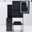 Petite coiffeuse 29,2 "+ tabouret rembourré-910892173