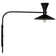 Enzo Steel Plug-in Armed Sconce