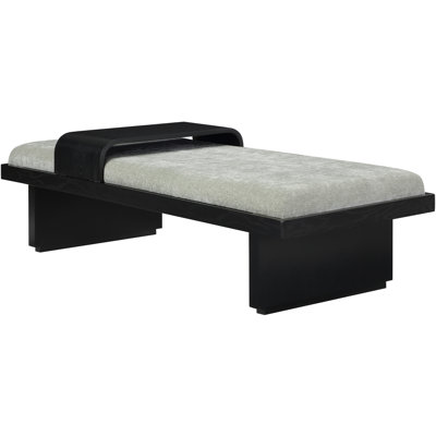 Bryaunna Chenille Fabric Upholstered Bench