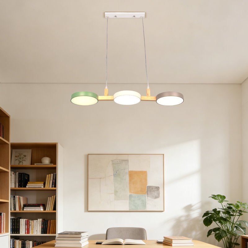 Luminaire suspendu 3 lumières Nordic Linear