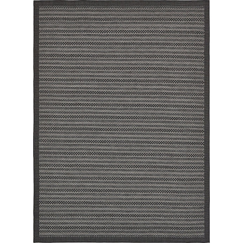 Tapis d'extérieur couleur gris anthracite, Rectangle 8 p x 11 pi 4 po