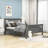 Wooden Platform Bed With Headboard-1967529135-1967529129