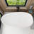 71“ Freestanding Soaking Solid Surface Bathtub