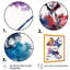 Trois joueurs de hockey pendant la partie I - Impression sur toile-86493016-86493018