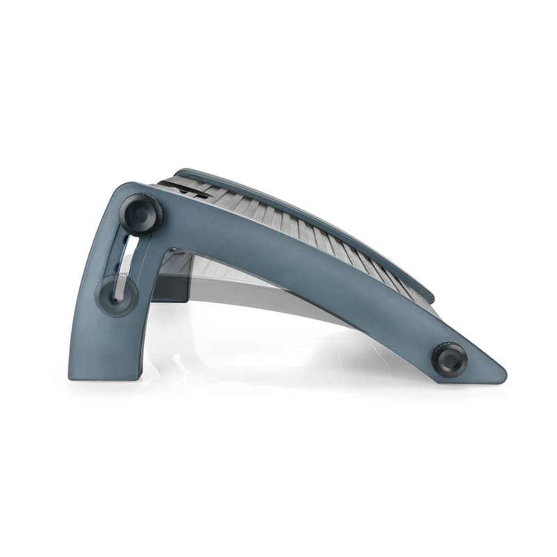 Aidata Adjustable Black and Gray Ergonomic Footrest