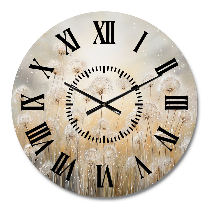 Horloge murale Dandelion Field Breeze, Médium