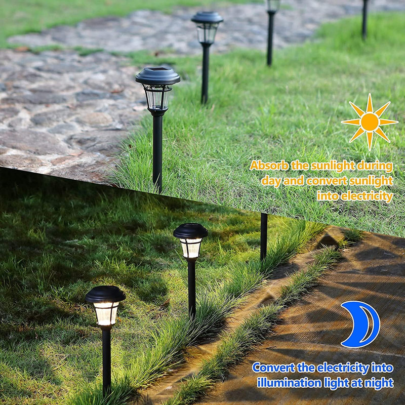 MAGGIFT Solar Pathway Lights, Outdoor Waterproof Garden and Yard Decor, 6-Pack