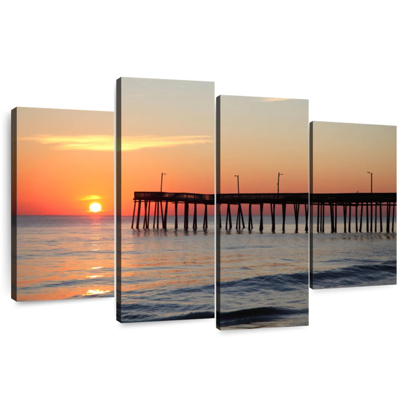 Keesha Virginia Pier At Sunset