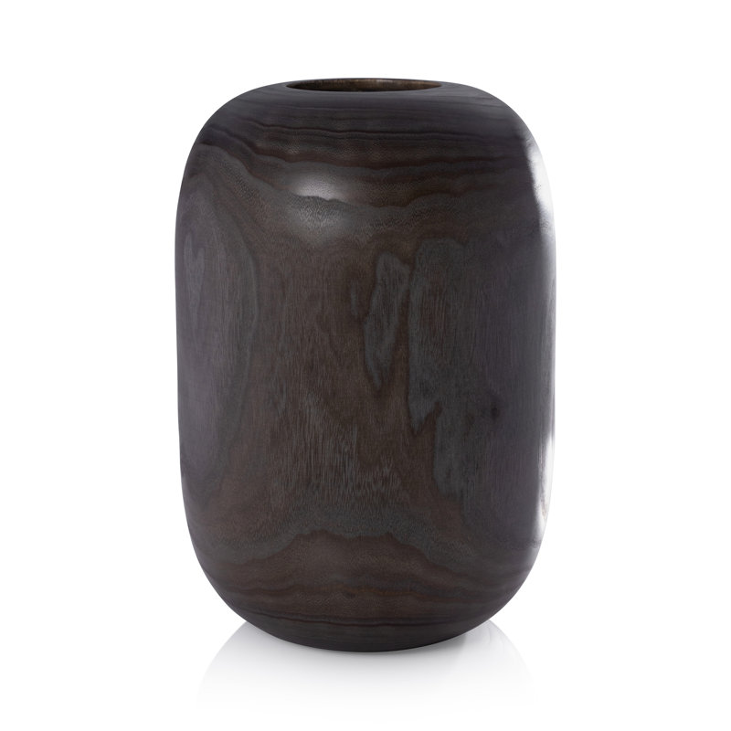 Vase en bois Sylva, H 15,75 po x l 11 po x P 11 po