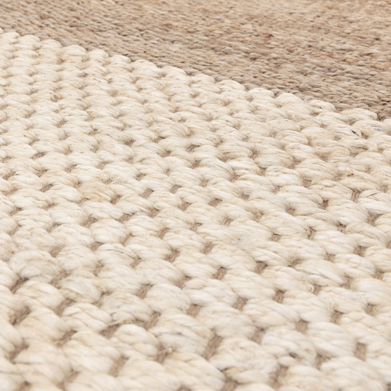 Desaree Hand Woven Flatweave  Beige Area Rug, Rectangle 160 x 230cm